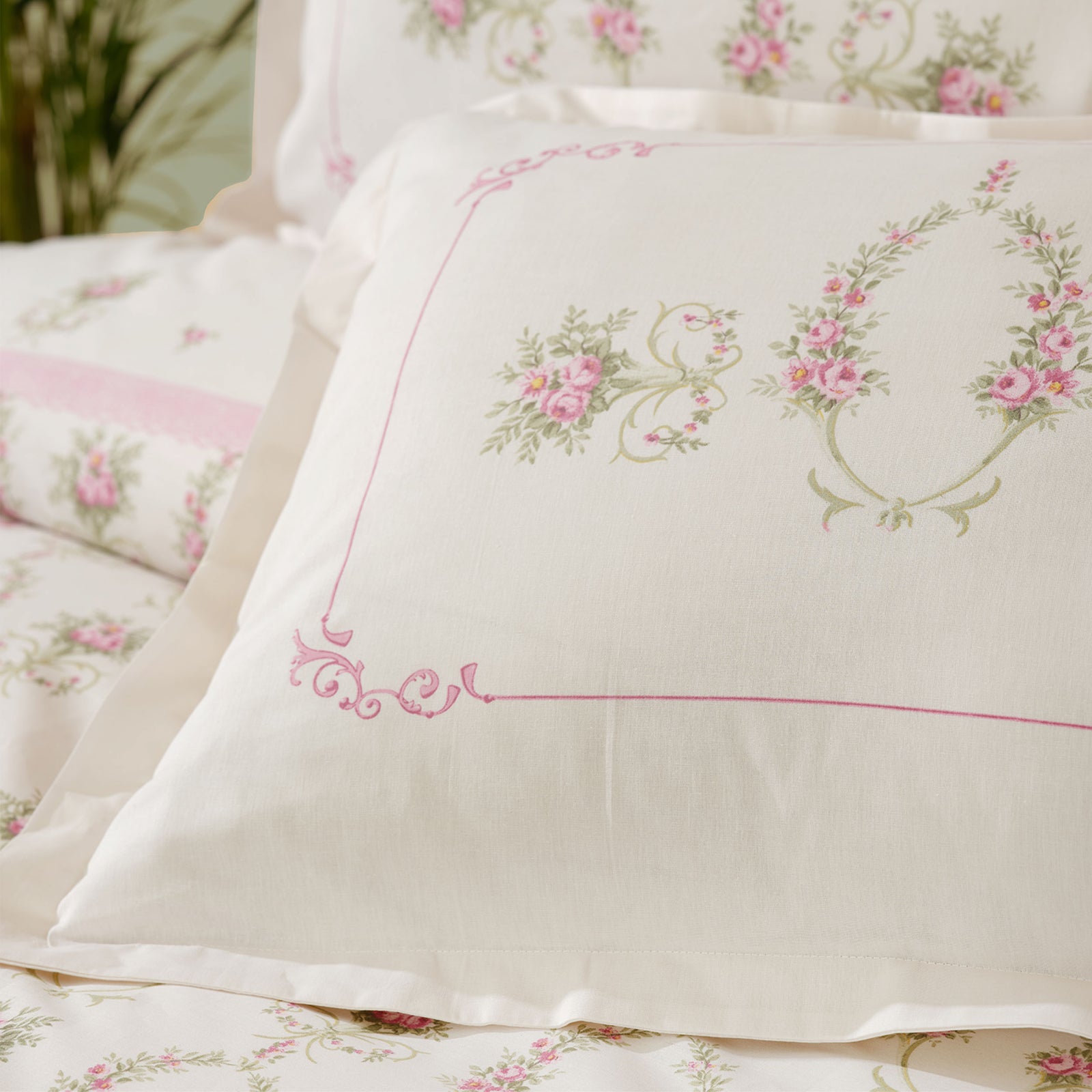 " Karaca Home Alfia Powder Einzel Bettbezug Set, Baumwolle "