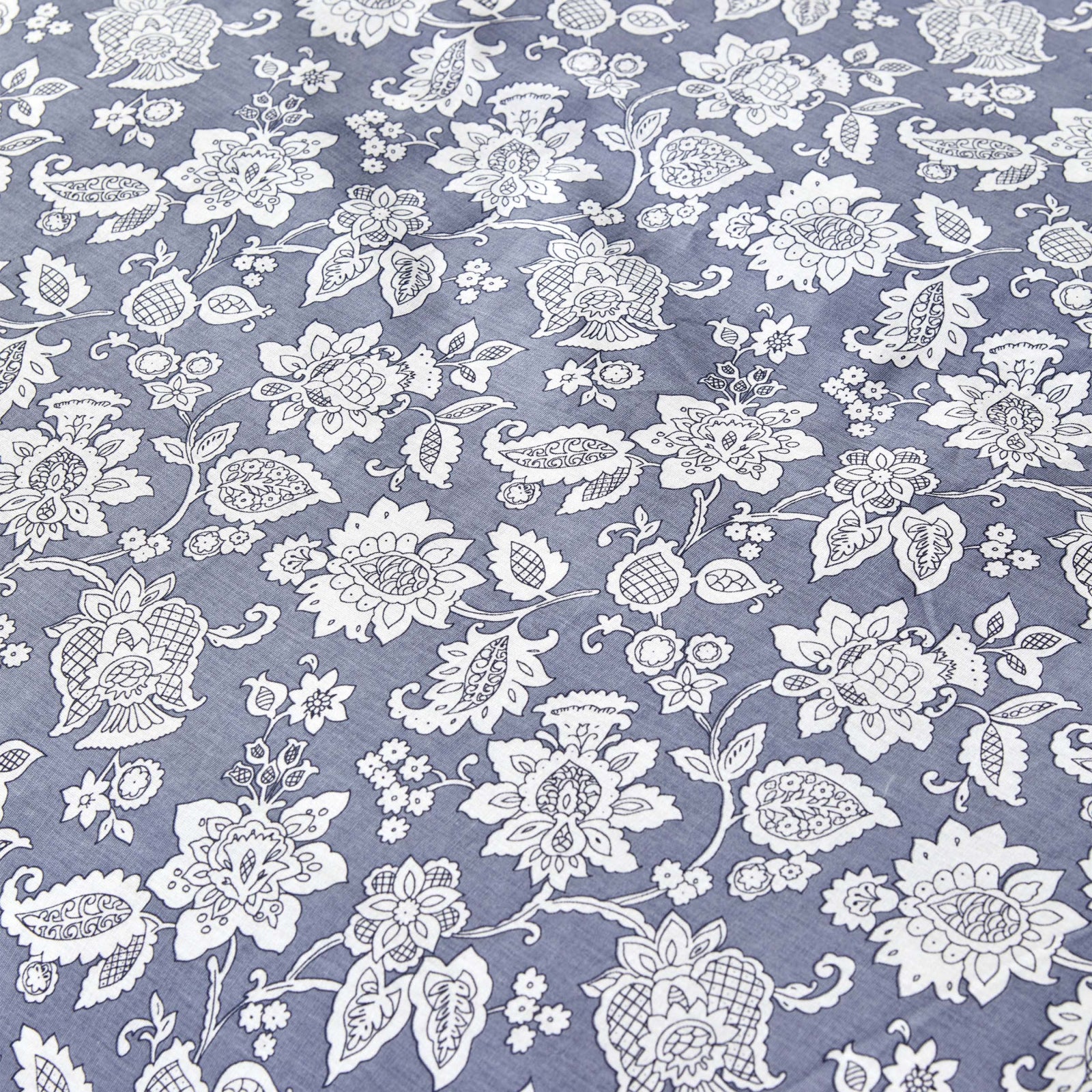 " Karaca Home Celerina Blau 100% Baumwolle Einzel Bettbezug Set "