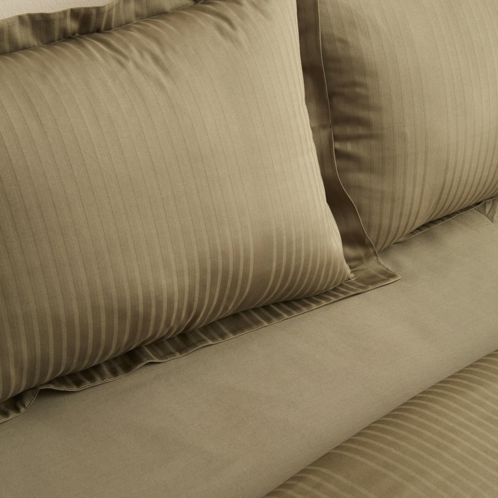 " Karaca Home Uniq 100% Baumwolle Sateen Doppel Bettbezug Set Khaki "
