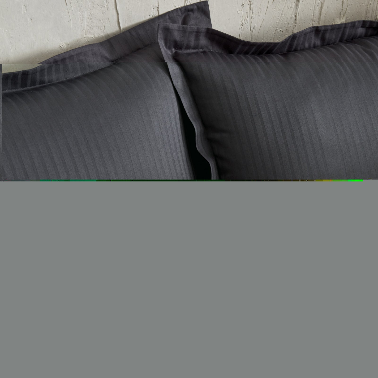 " Karaca Home Uniq 100% Baumwolle Sateen Doppel Bettbezug Set Anthrazit "
