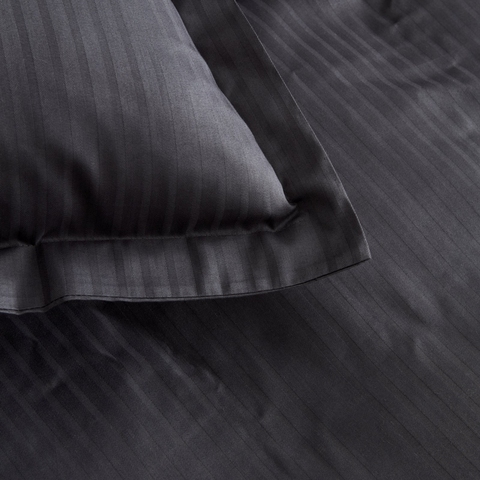 " Karaca Home Uniq 100% Baumwolle Satin Einzel Bettbezug Set, Anthrazit "