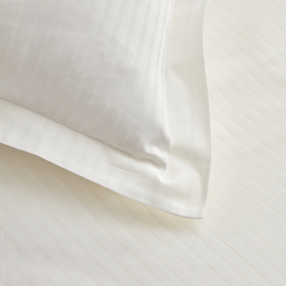 " Karaca Home Uniq 100% Baumwolle Sateen Doppel Bettbezug Set Weiß "