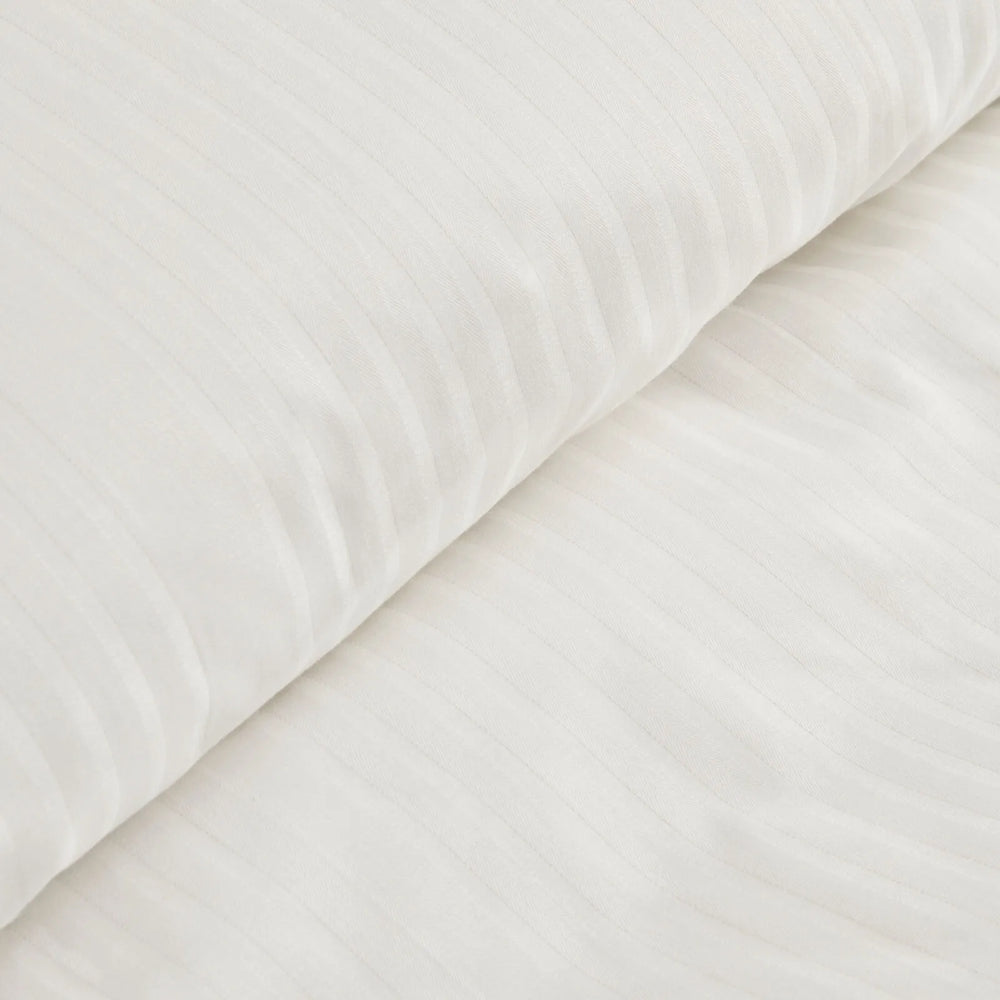 " Karaca Home Uniq 100% Baumwolle Sateen Doppel Bettbezug Set Weiß "