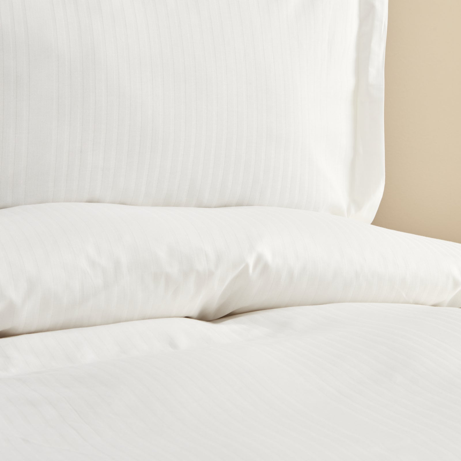 " Karaca Home Uniq 100% Baumwolle Sateen Doppel Bettbezug Set Weiß "