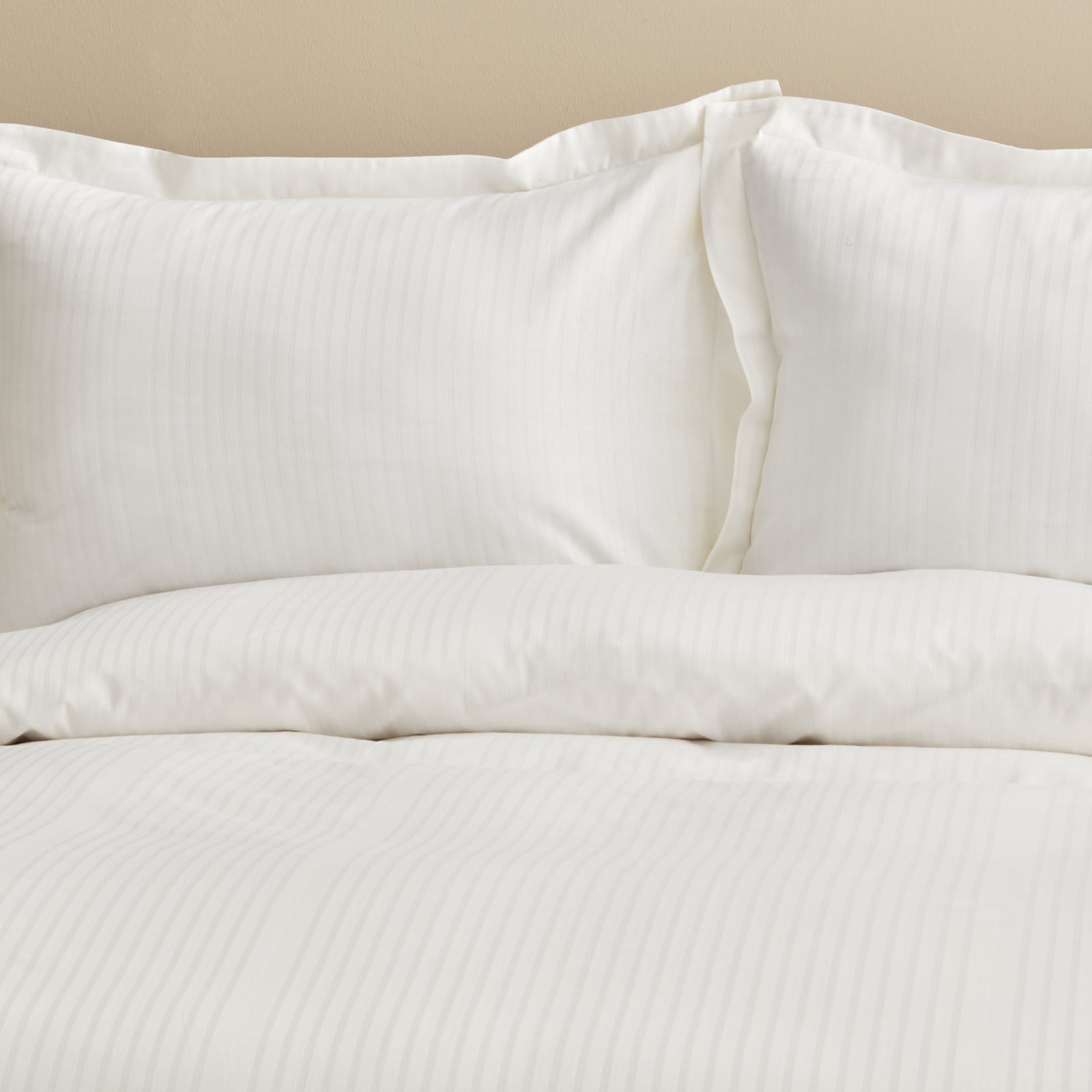 " Karaca Home Uniq 100% Baumwolle Satin Einzel Bettbezug Set, Weiß "