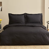 " Karaca Home Uniq 100% Baumwolle Satin Einzel Bettbezug Set, Schwarz "