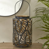 " Karaca Home Timber Kerzenständer 16 x 16 x 27 cm Schwarz "