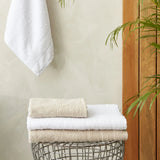 " Karaca Home Vinos 4-teiliges Gesicht/Badehandtuch Hamam Set Beige "