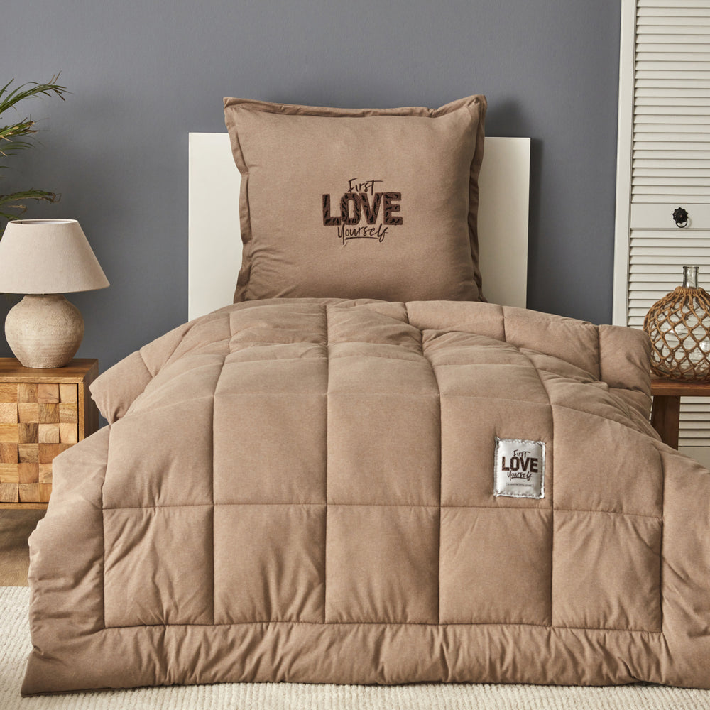 " Karaca Motto Beige Cotton Comfort 135X200 cm "
