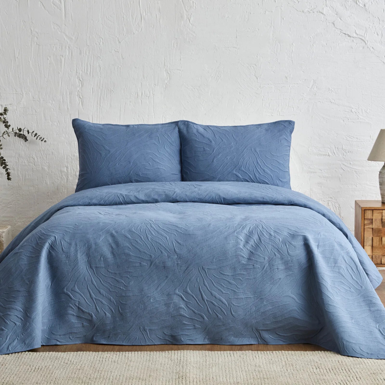 " Karaca Home Sonnia Doppelbettdecke Set Indigo "