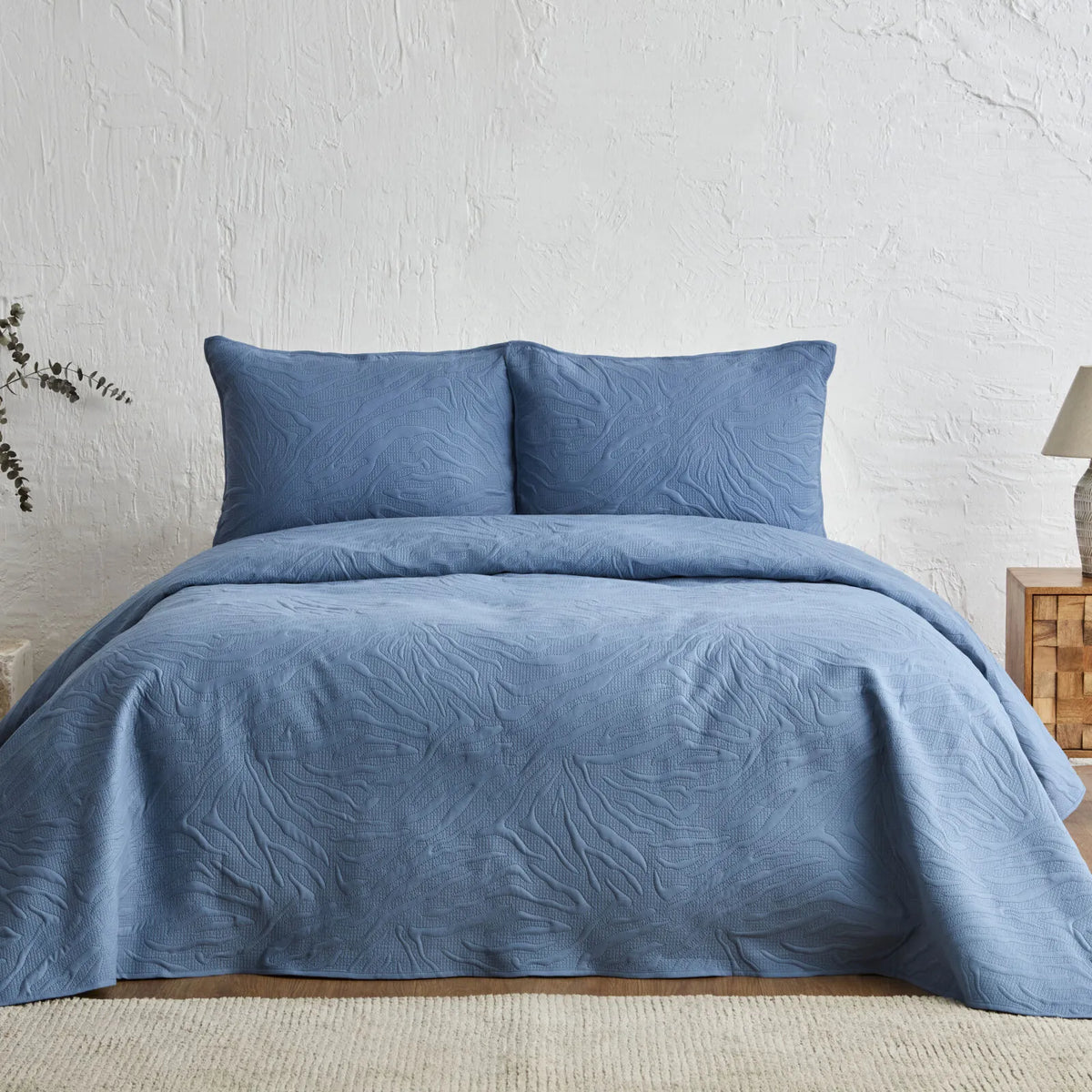 " Karaca Home Sonnia Doppelbettdecke Set Indigo "