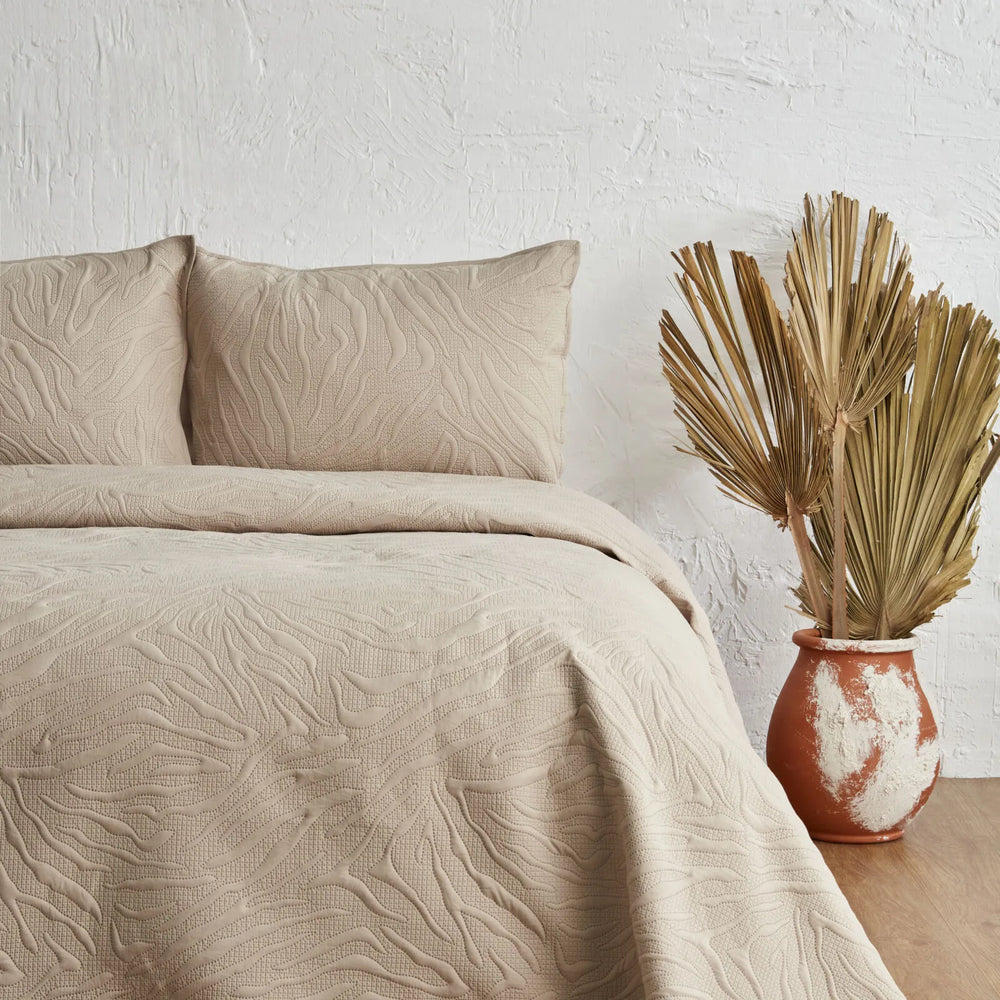 " Karaca Home Sonnia Doppelbettdecke Set Beige "