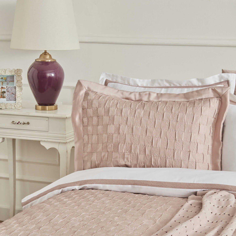 " Karaca Home White Collection Braut Carina 80 Fäden 100% Baumwolle 8-teiliges Hochzeitsset Puder "