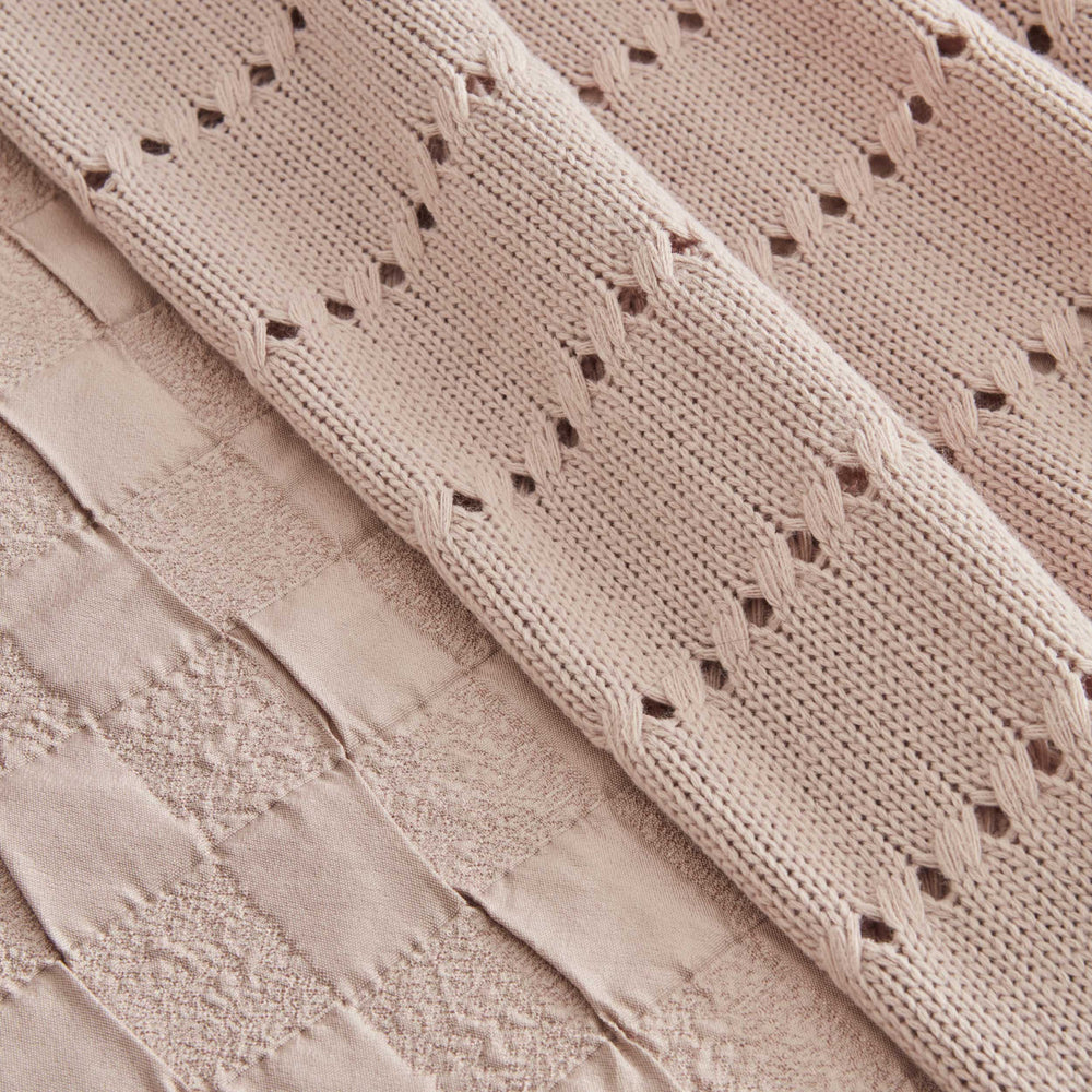 " Karaca Home White Collection Braut Carina 80 Fäden 100% Baumwolle 8-teiliges Hochzeitsset Puder "