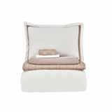 " Karaca Home White Collection Braut Carina 80 Fäden 100% Baumwolle 8-teiliges Hochzeitsset Puder "