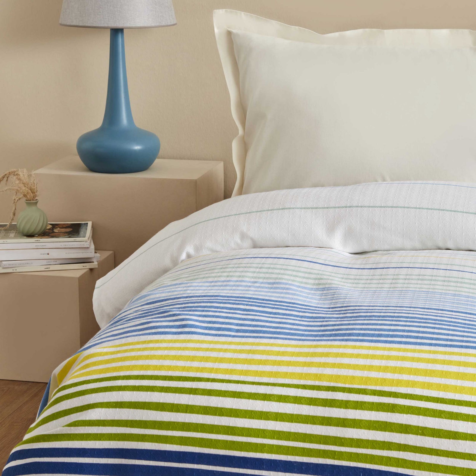 " Karaca Home Elvis 100% Baumwolle Doppelbett Einzelbettdecke Multicolor "