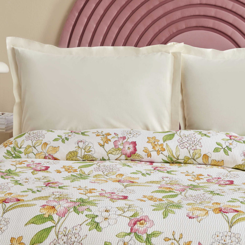 " Karaca Home Sorin 100% Baumwolle Doppelbett Einzelbettdecke Multicolor "