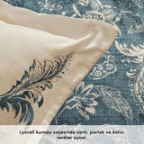 " Karaca Home Floy Lyocell Krep Doppelbett-Bettwäsche-Set "