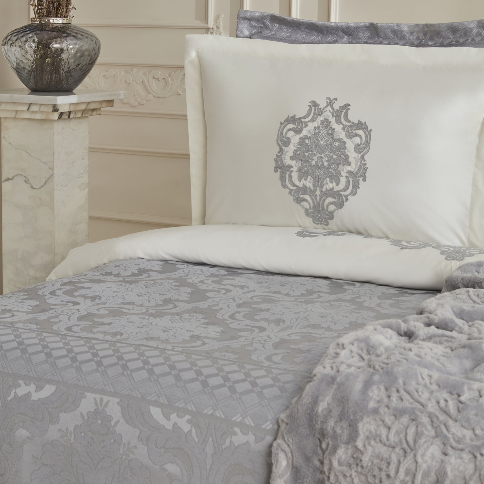 " Karaca Home Tuğba 8-teiliges Private Hochzeitsset Silver "