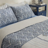 " Sarah Anderson Aria Doppelbett Bettwäsche-Set mit Decke Blau "
