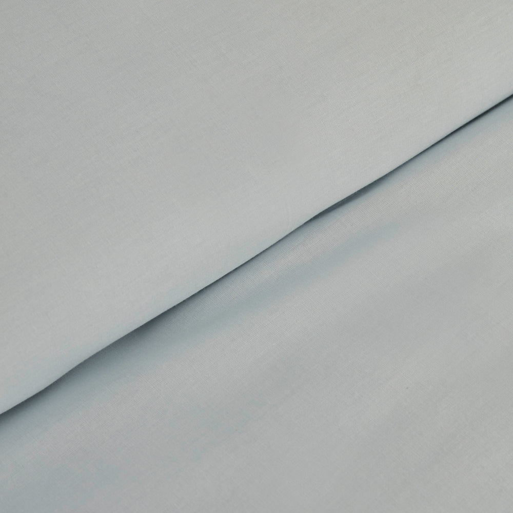 " Karaca Home Pure Ruffle 100% Baumwolle Doppelbett-Bettwäsche-Set Hellblau "
