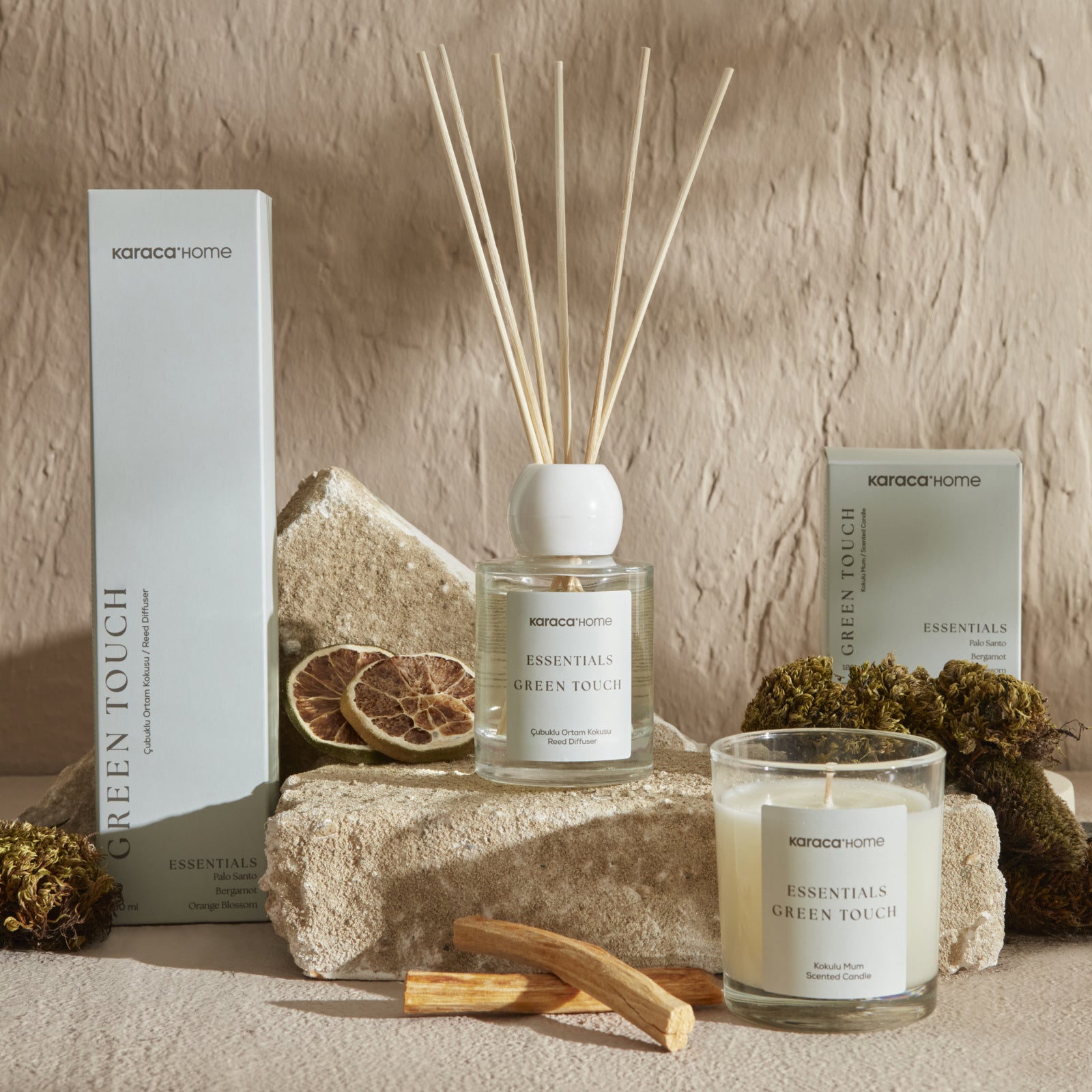 " Karaca Home Essentials Green Touch Duftkerze "
