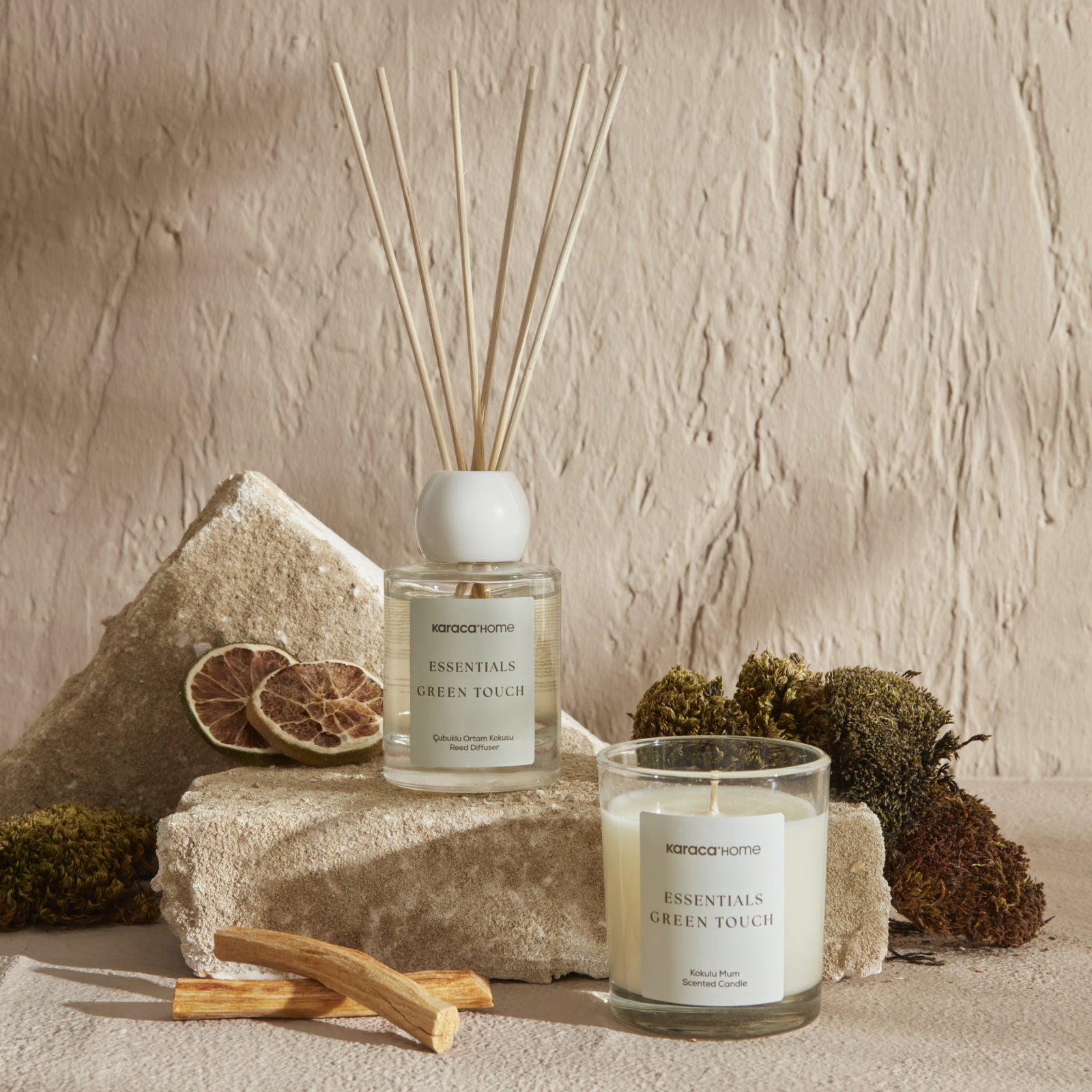" Karaca Home Essentials Green Touch Duftkerze "