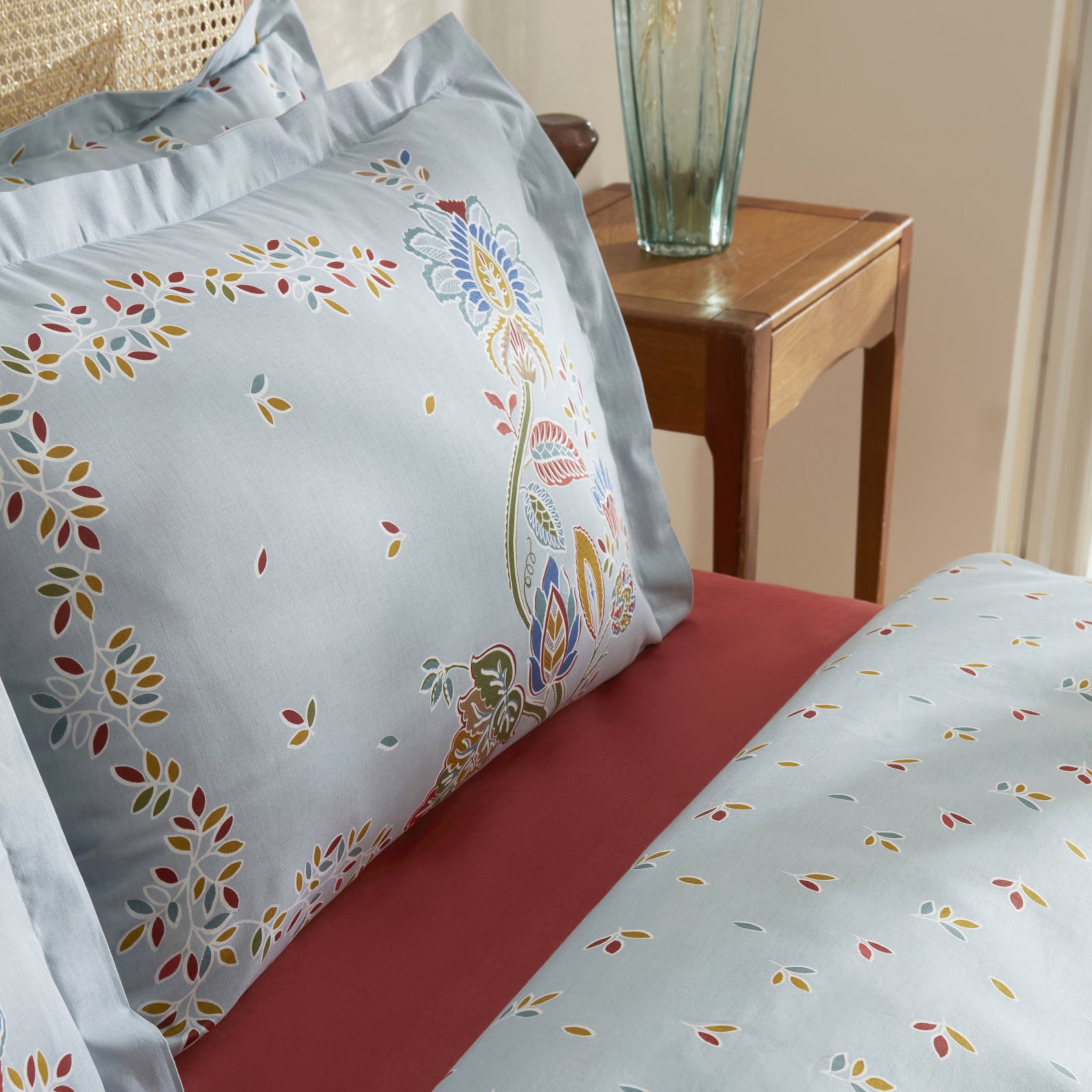 " Karaca Home Flamen Doppelbett Bettwäsche und Decken Set "