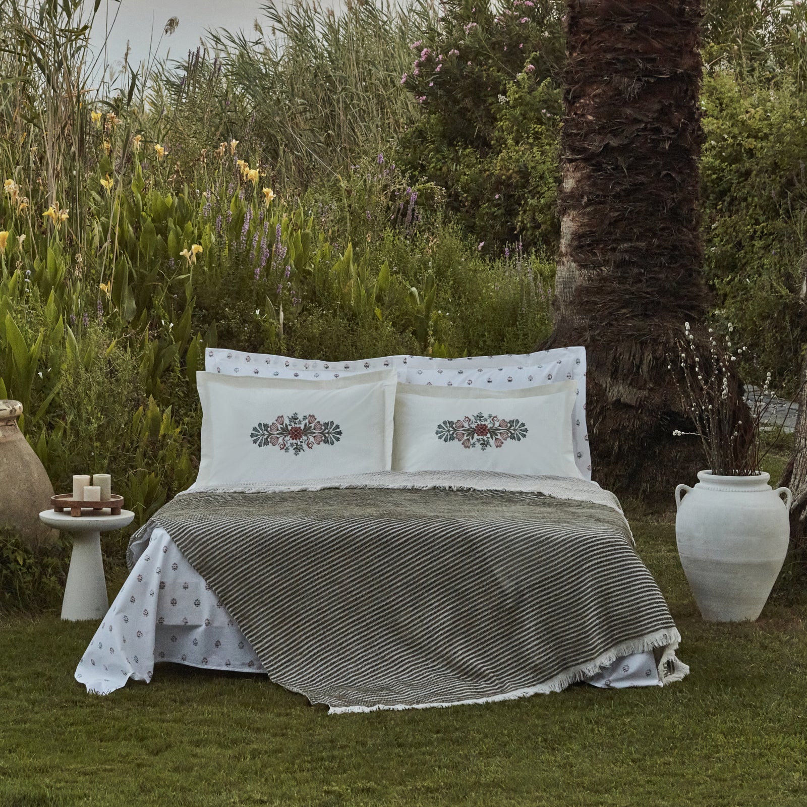 " Karaca Home Siya Doppelbett Decken Set Multicolor "