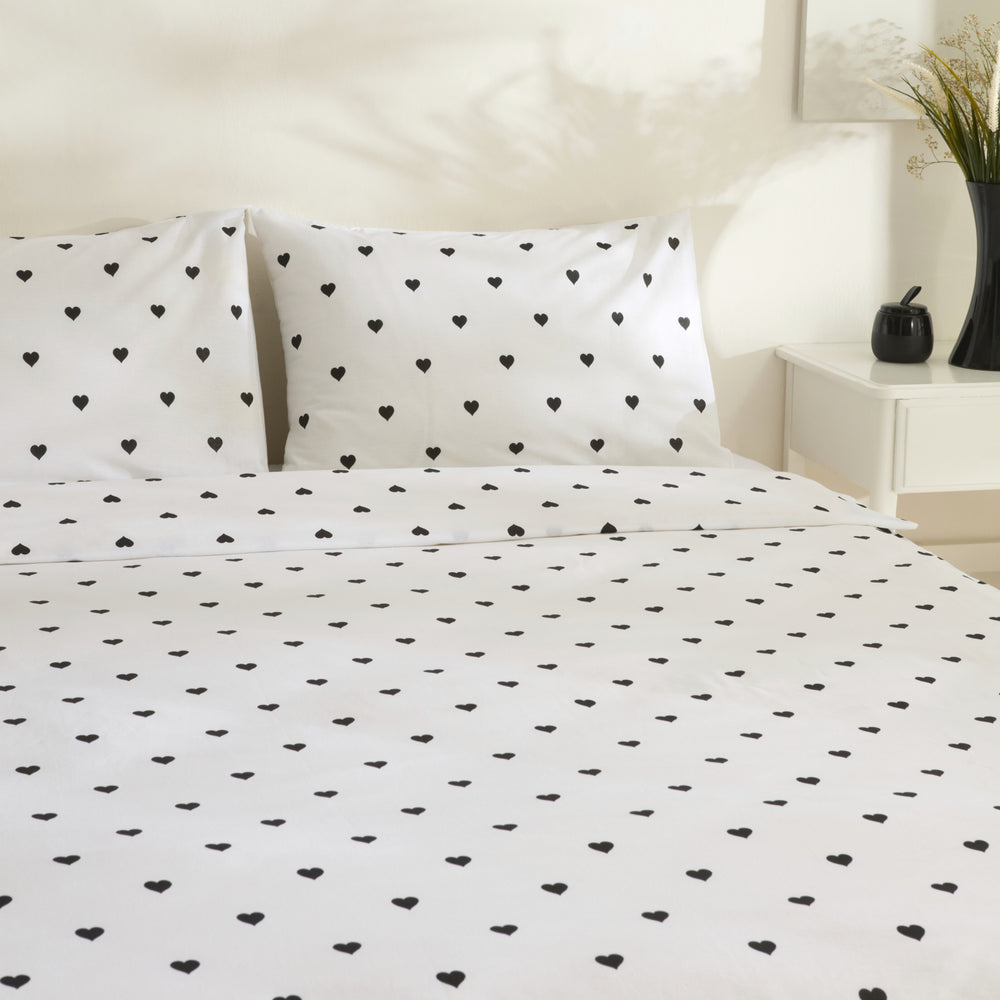 " Sarah Anderson Amour Doppelbett Bettwäsche Set Schwarz "