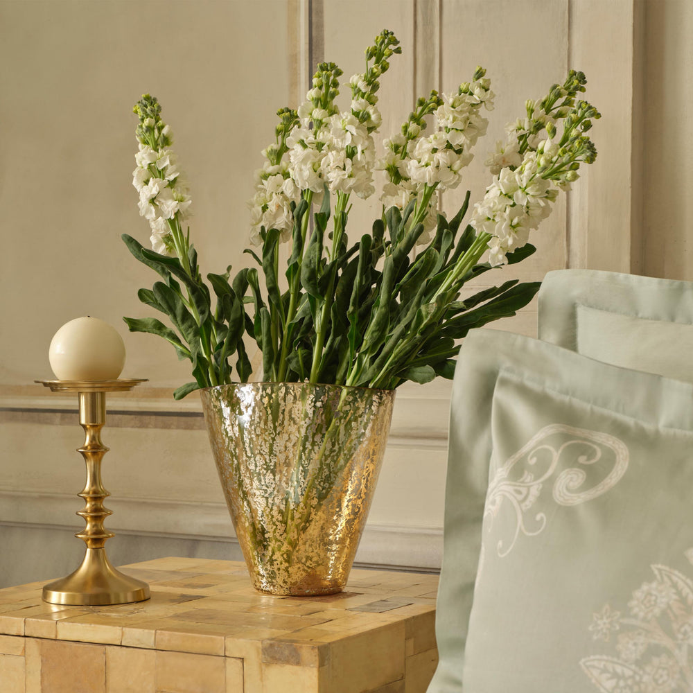 " Karaca Home Jolie Vase Gold 23X13,5X23 cm "