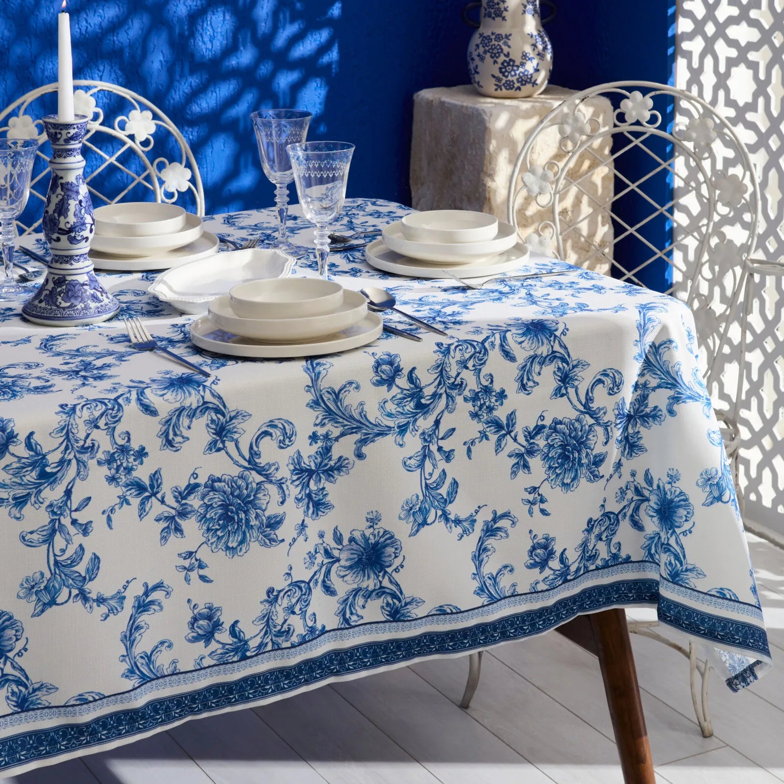 " Karaca Home Rosario Tischdecke 150X220 cm "