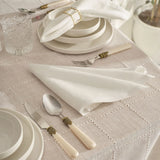 " Karaca Home Lalisa 2er-Pack Stoffserviette 45X45 cm Weiß "