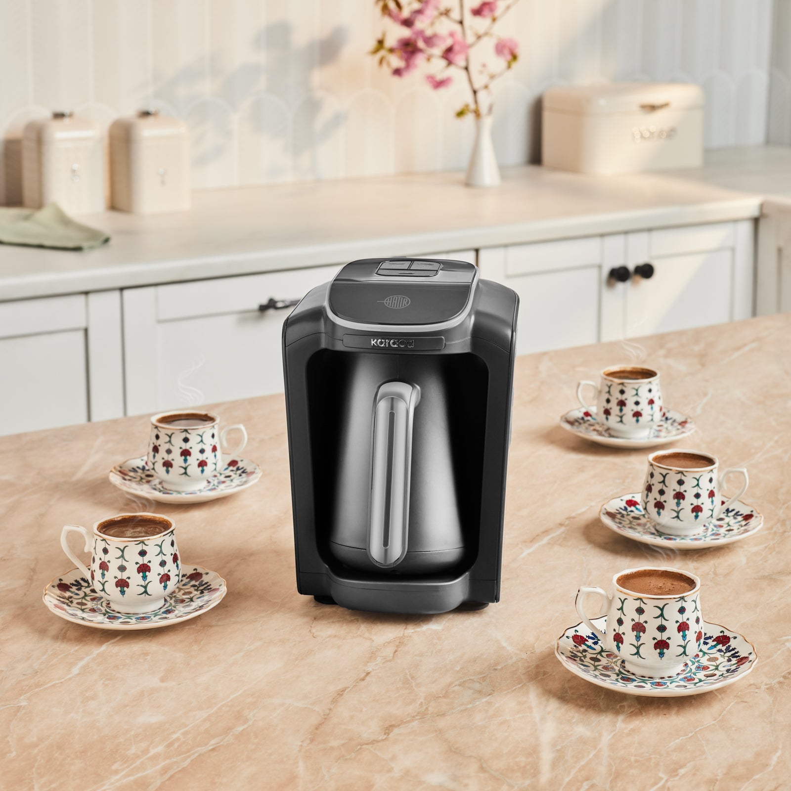 Karaca Hat?r Neo Türkische Kaffeemaschine – Silber