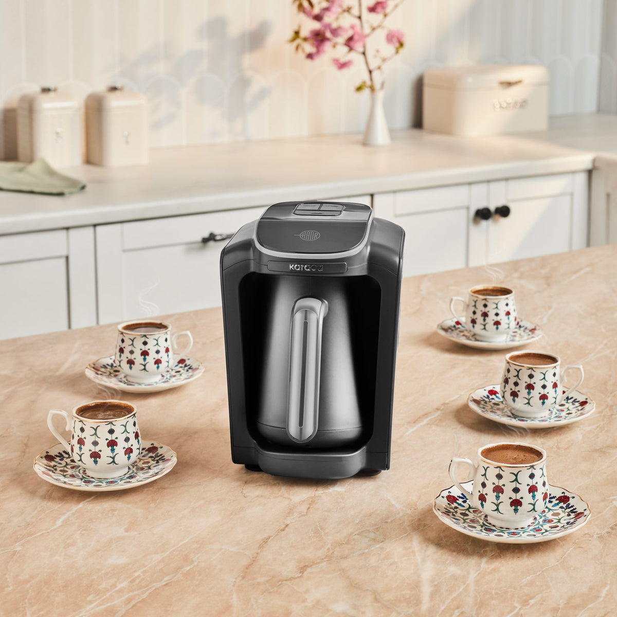 Karaca Hat?r Neo Türkische Kaffeemaschine – Silber