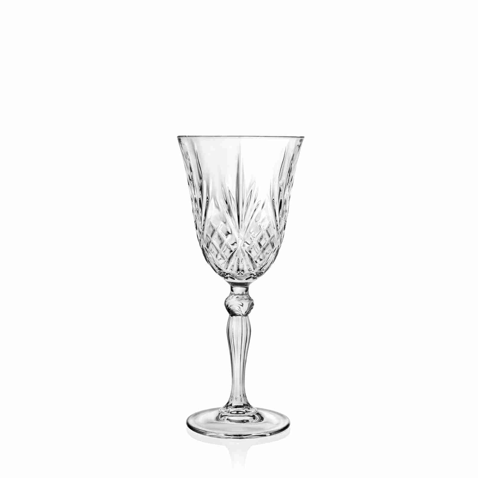 " RCR Melodia Kristall-Glas-Set, 6 Stück, 270 ml "