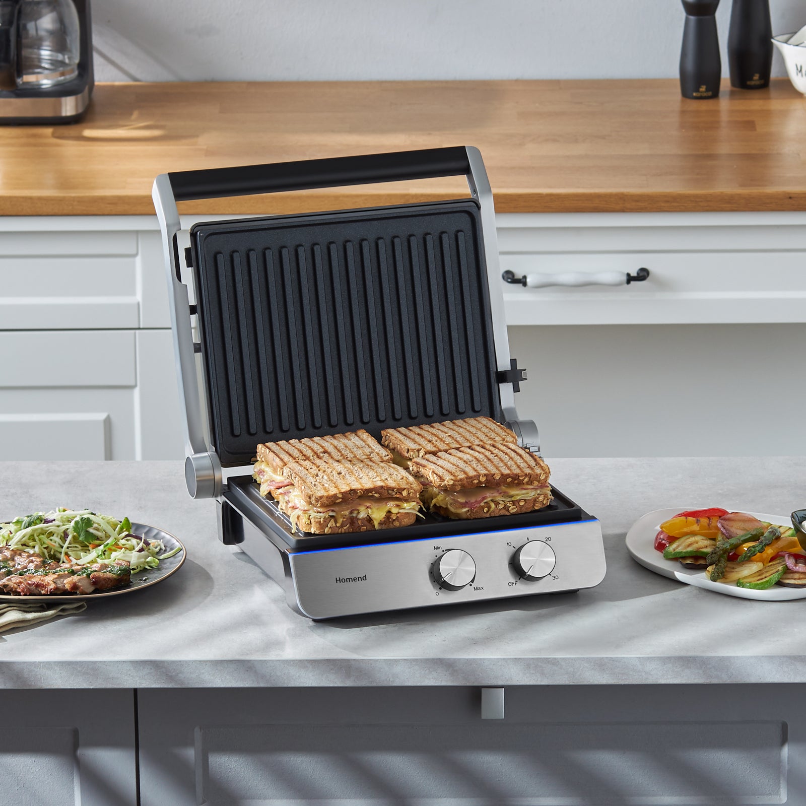 " Homend Grilliant 1344h Inox Toast Und Grillgerät "