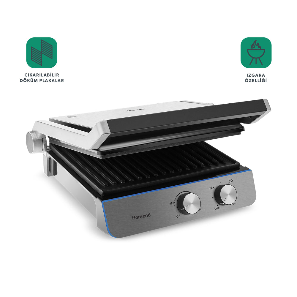 " Homend Grilliant 1344h Inox Toast Und Grillgerät "