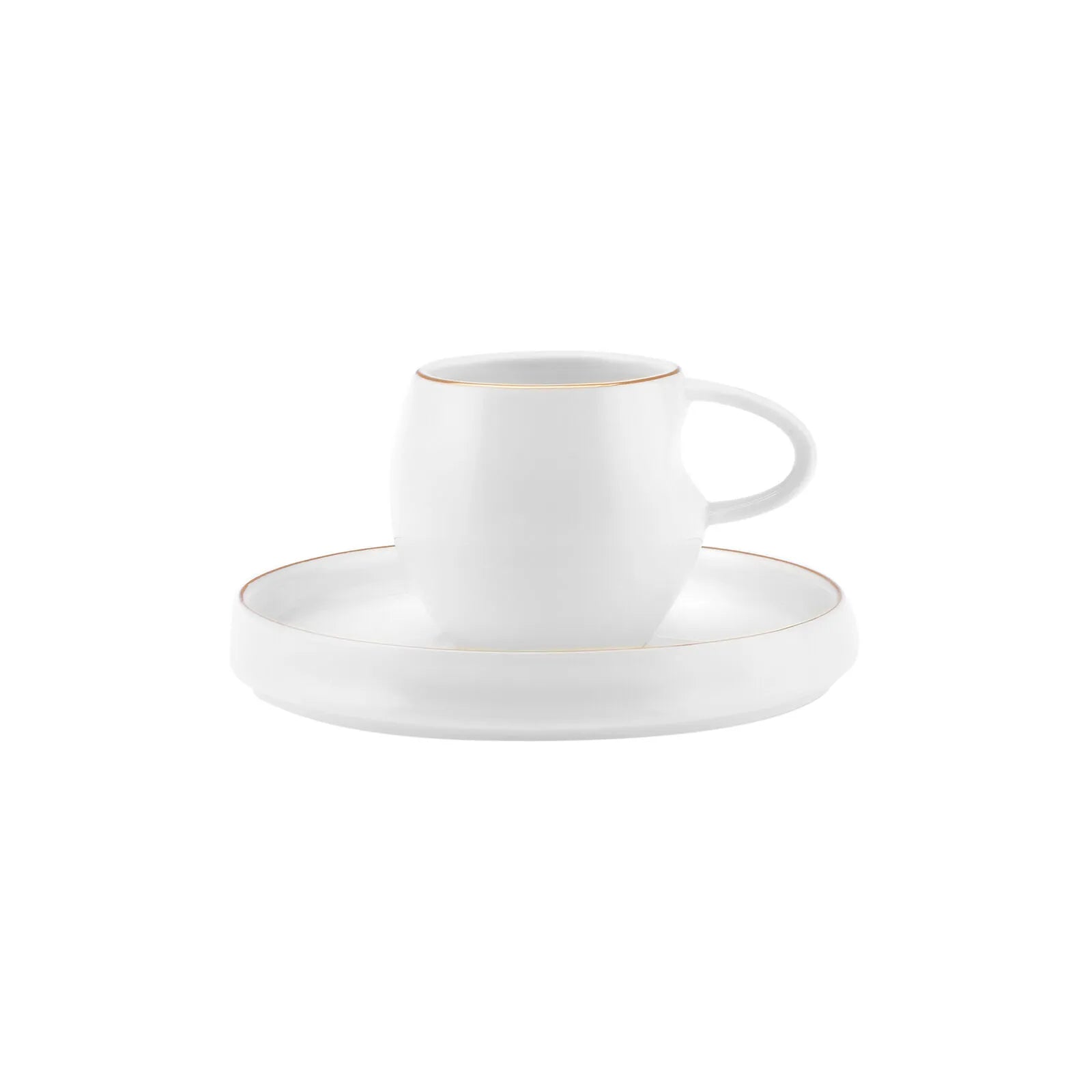 " Karaca Streamline Sunset 6-teiliges Kaffeetassen-Set für 6 Personen, 100 ml "