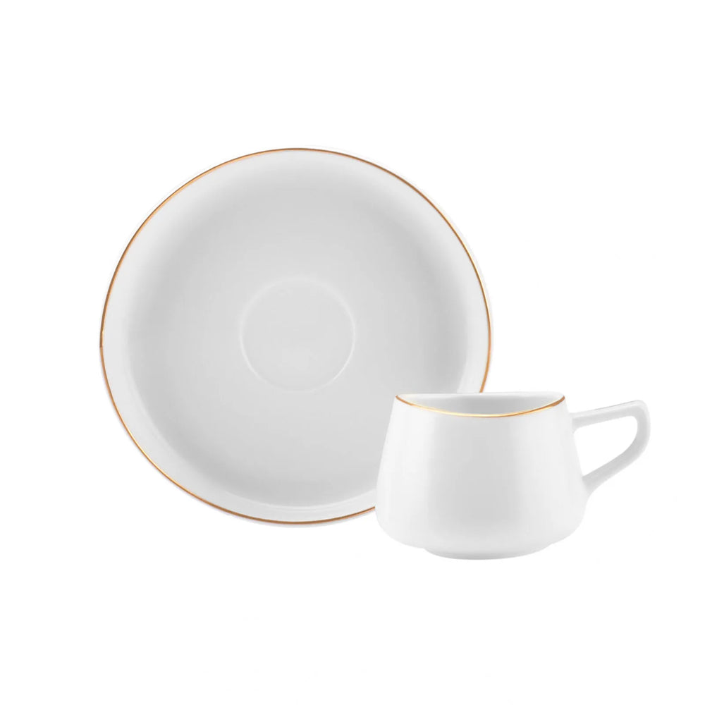 " Karaca Hole Porzellan Kaffeetasse Set für 6 Personen 90ml "