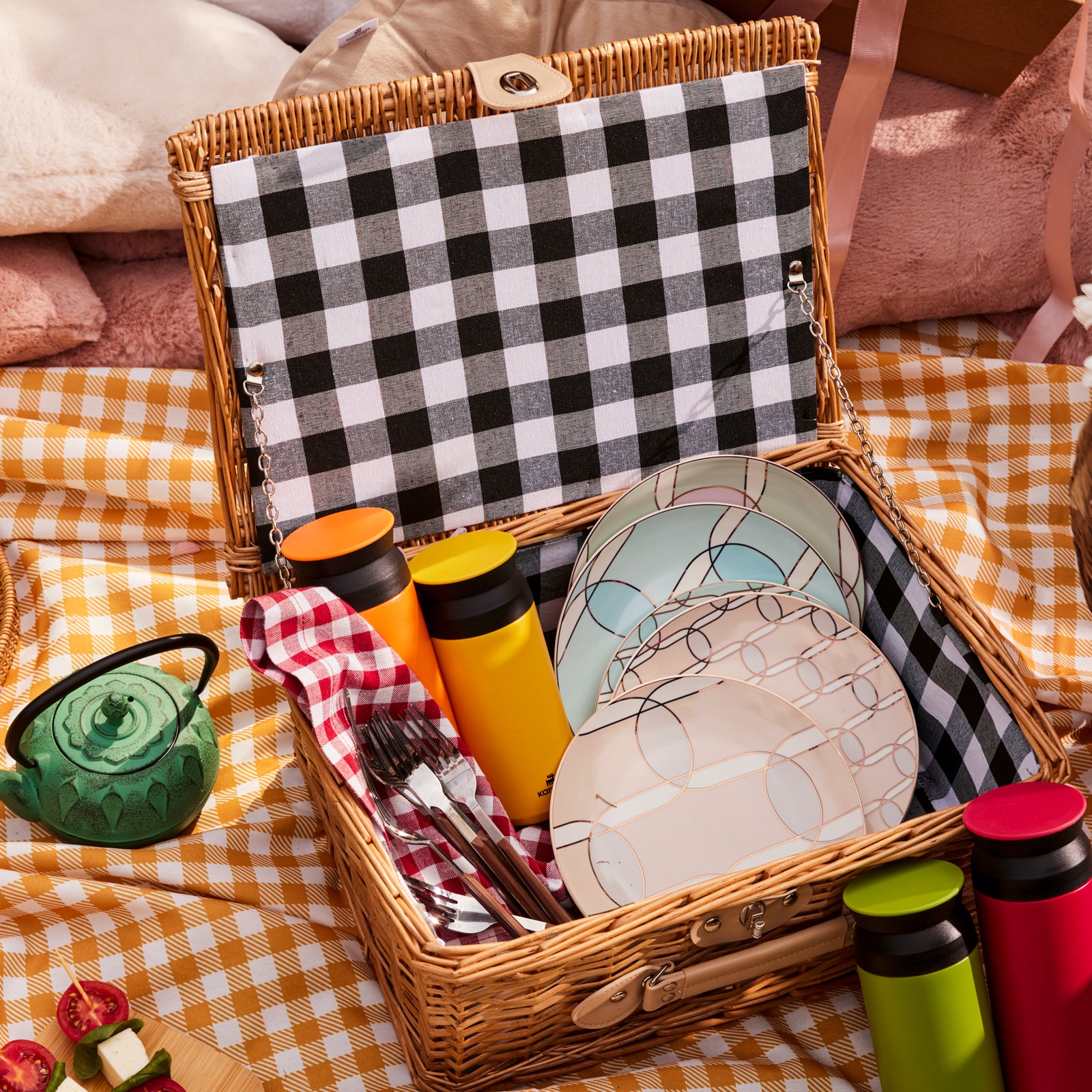 " Karaca Wicker, Picknickkorb "