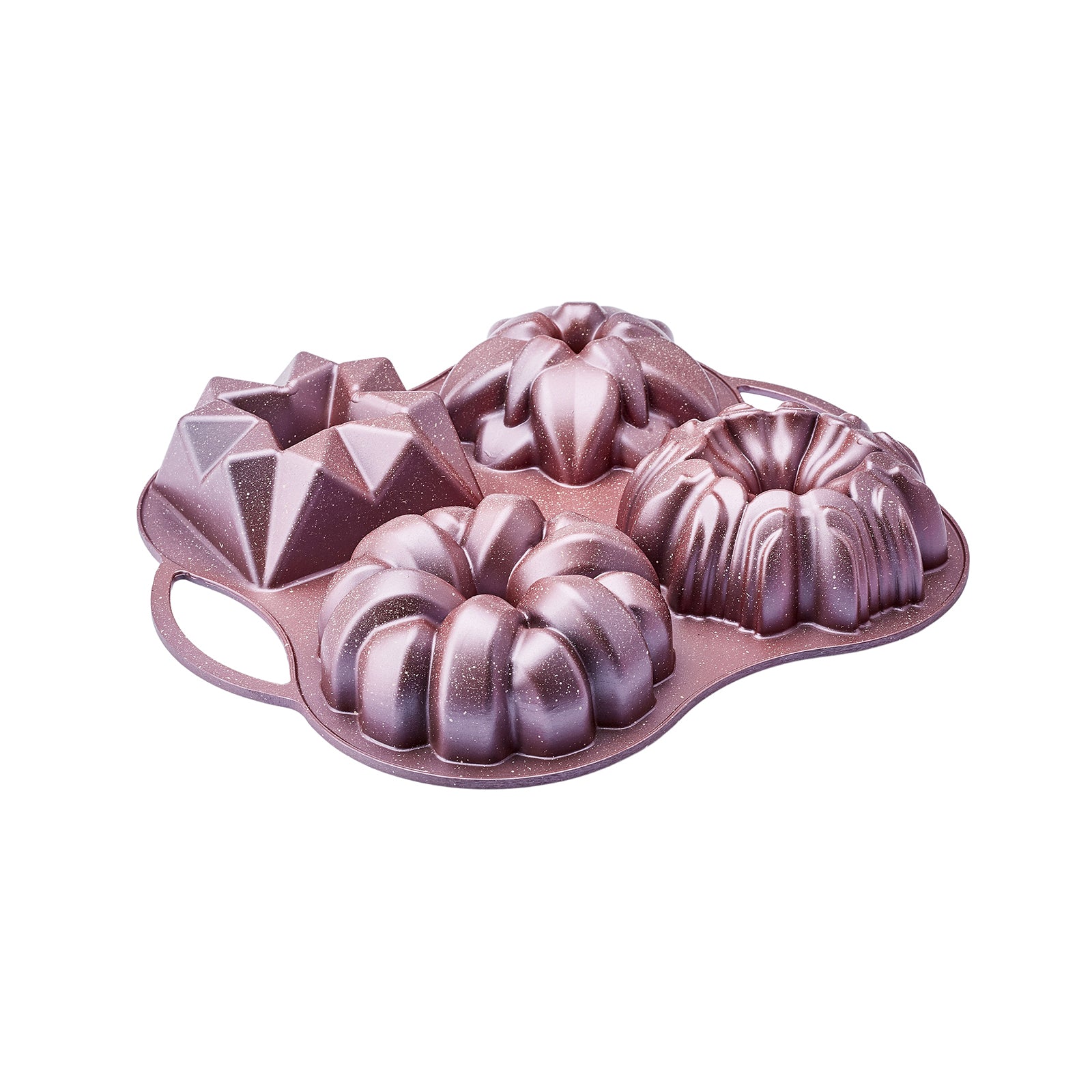 " Karaca Cake pro aluminium guss dekorative kuchen form, 4 stück, 28cmx35cm, rosa "