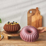 " Karaca Cake Pro Bundform Aluminiumguss Rosa Kuchenform "