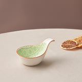 Karaca Floral Grün Tropfen Snackschale/Sauciere 10 cm