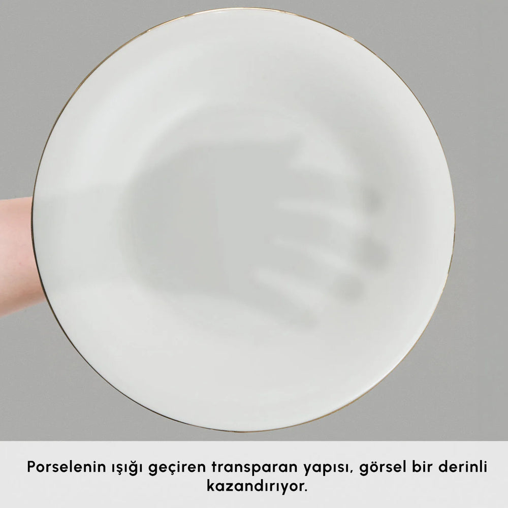 " Karaca Fine Pearl New Fame Frühstücksset für 6 Personen, 26-teilig – Gold "