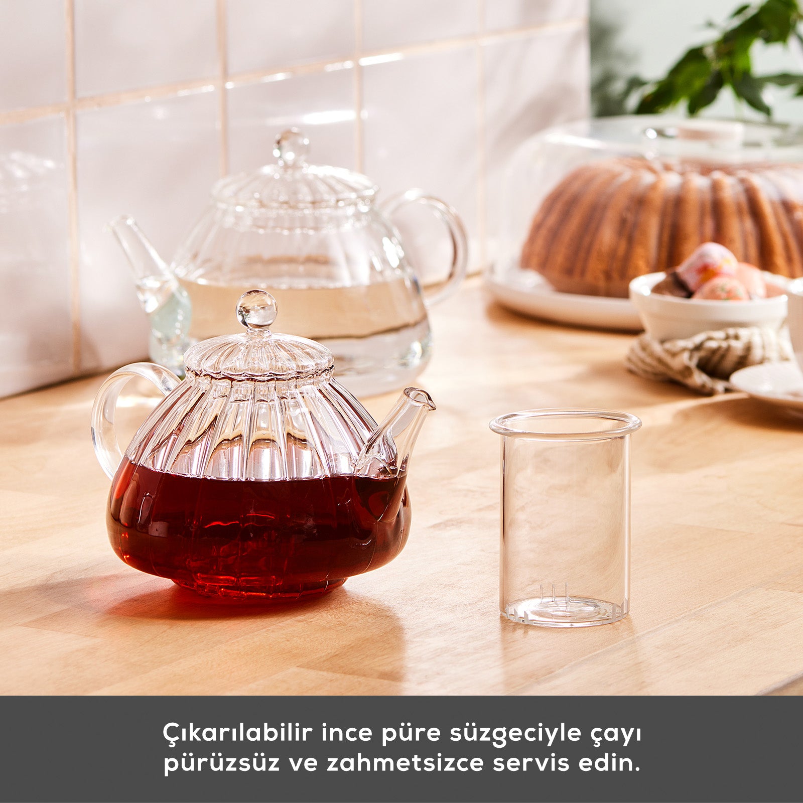 " Karaca Lori Glas-Teekanne "