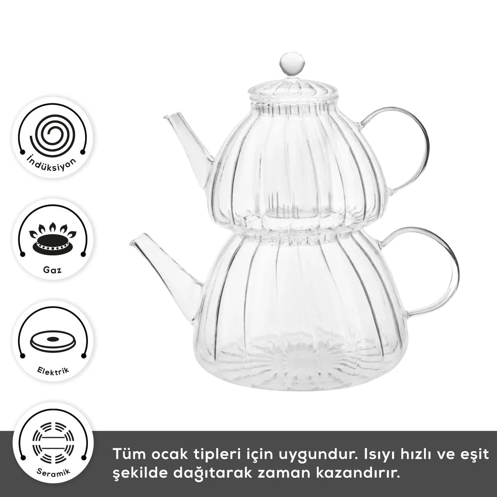 " Karaca Lori Glas-Teekanne "