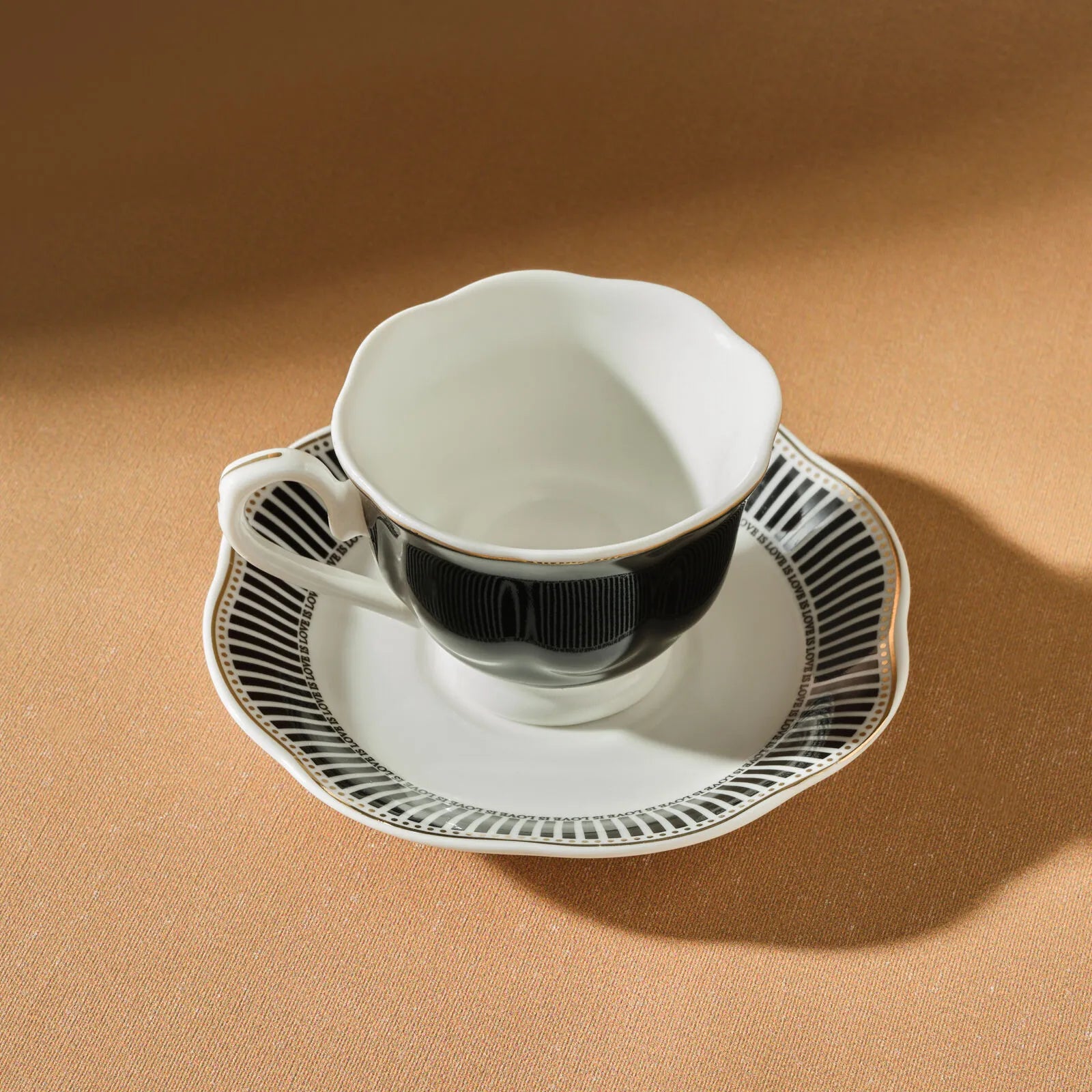 " Karaca Piraye Kaffeetassen-Set für 6 Personen, 80 ml "