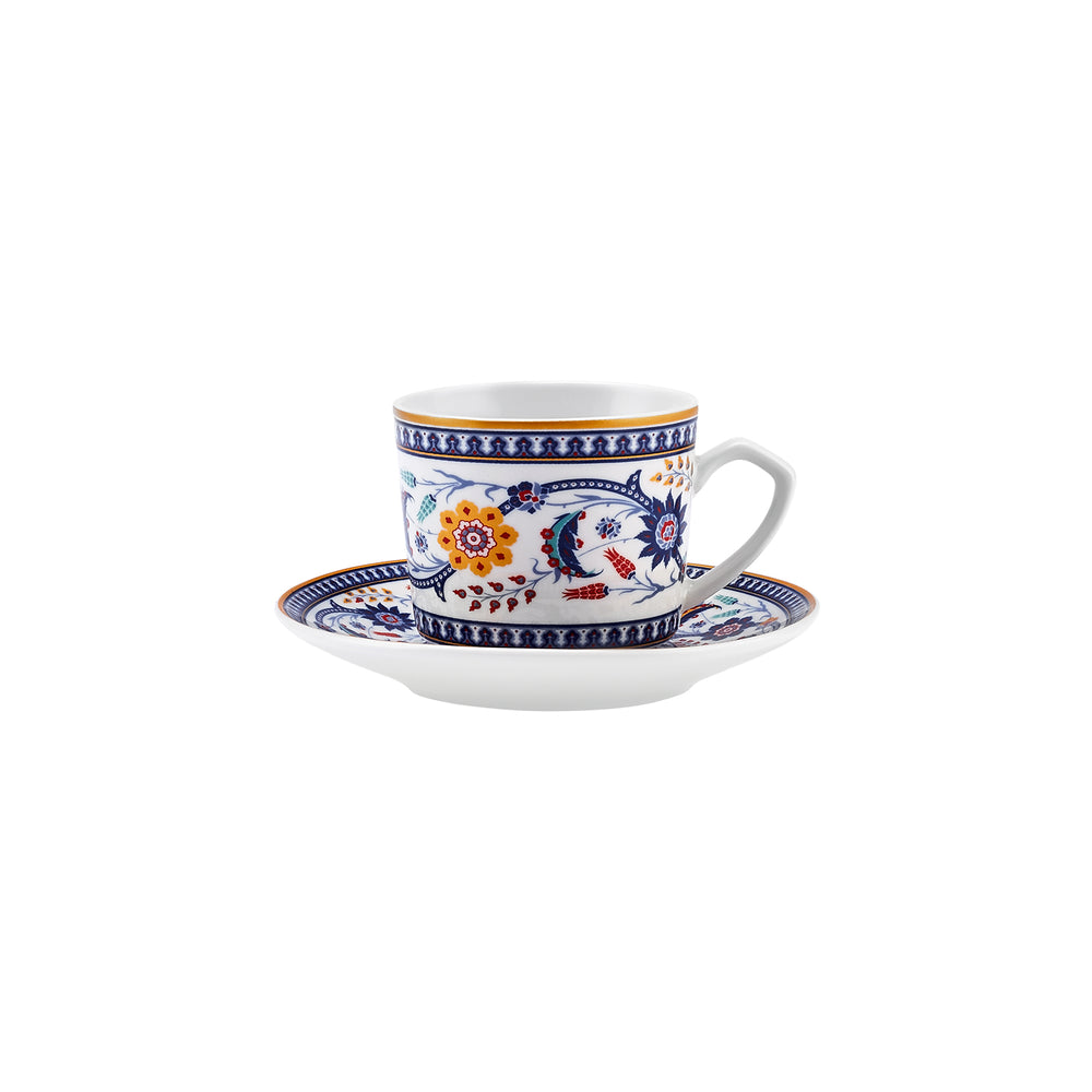 " Karaca Linden-Kaffeetassen-Set, 2 Personen, 80 ml "