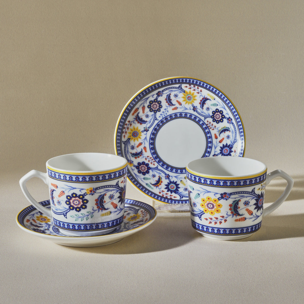 " Karaca Linden-Kaffeetassen-Set, 2 Personen, 80 ml "